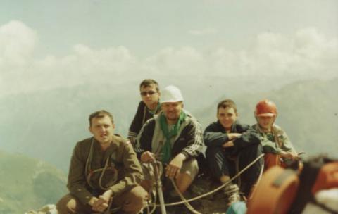 Восходжение на пик КАП (Домбай, 3200 м)