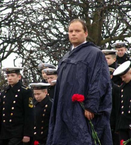 Скаутский парад в Павловске (30 апреля 2005 г.)