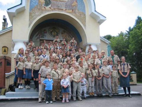 2005 Лагерь в Джорданвильском монастыре