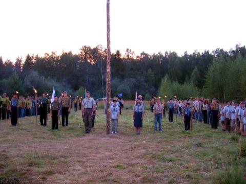 День памяти верных. Построение.