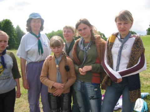 Русские и латвийские скауты