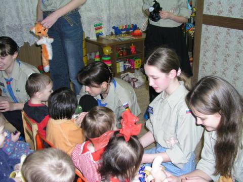 35 отряд в Доме Малютки
