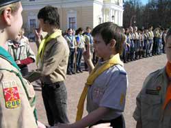 Илья Белов дает Торжественное обещание