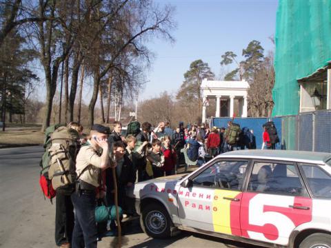 Скаутский парад в Павловске 30 апреля 2006 г. 1