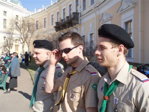 Скаутский парад в Павловске 30 апреля 2006 г. 2