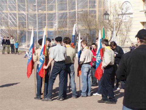 Скаутский парад в Павловске 30 апреля 2006 г. 11