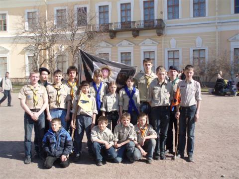 Скаутский парад в Павловске 30 апреля 2006 г. 12