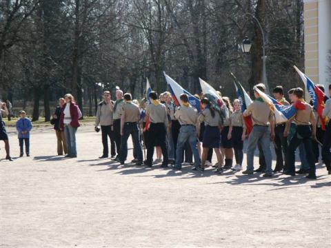 Скаутский парад в Павловске 30 апреля 2006 г. 16