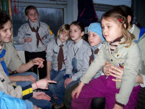 Белочки задумались
