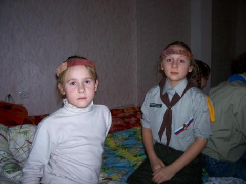 Белочки в "кокошниках"
