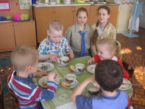 В детском садике