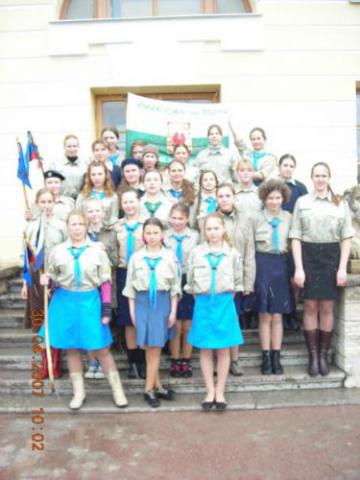 35ый отряд на параде 2007