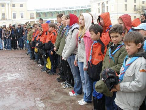 Парад и праздничный бивуак в Павловске 2