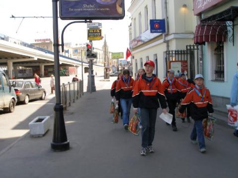 Большая Георгиевская Игра в Москве - дружина "Онего" 9