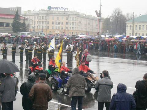 Скауты на параде победы (9 мая, Петрозаводск) 4