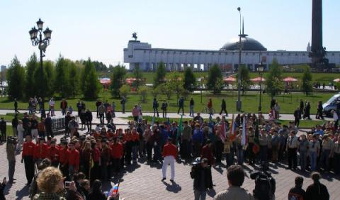 Скаутский парад в день Св. Георгия (6 мая, Москва, Поклонная гора) 2