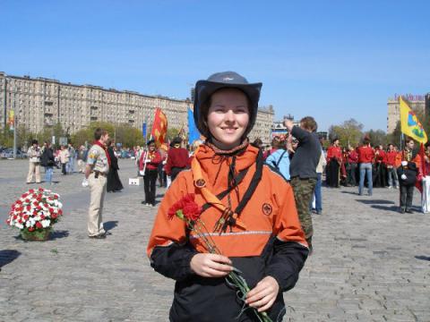 Скаутский парад в день Св. Георгия (6 мая, Москва, Поклонная гора) 16