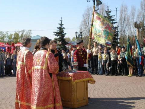 Скаутский парад в день Св. Георгия (6 мая, Москва, Поклонная гора) 18