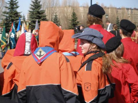 Скаутский парад в день Св. Георгия (6 мая, Москва, Поклонная гора) 31