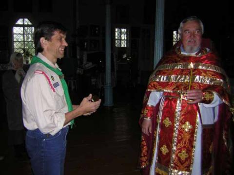 Благодатный Огонь в ст. Калининской 4
