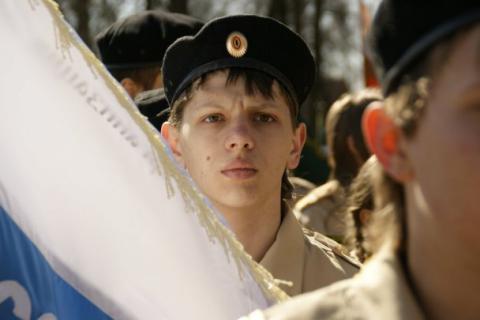 Добровольцы НОРД "Русь" на праздничном параде в Павловске 9