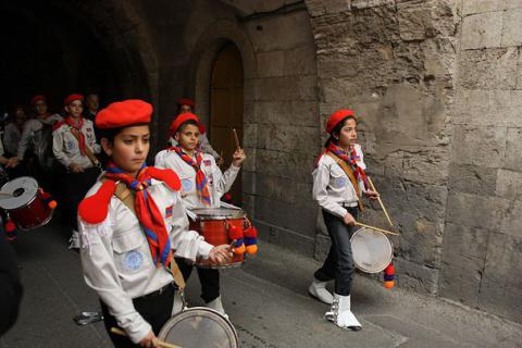 Пасха в Иерусалиме 2010. Шествие